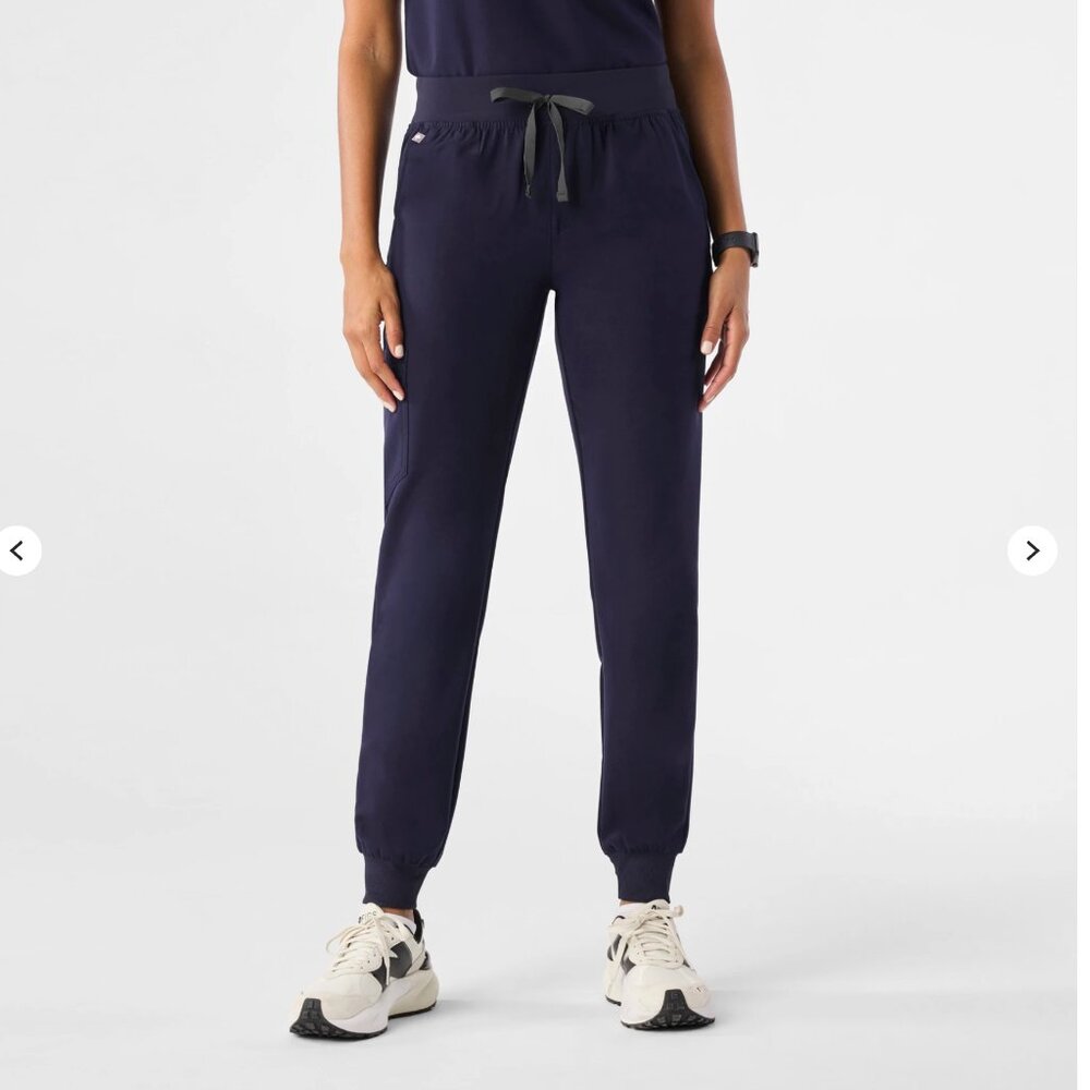 Figs Navy Blue  Zamora Jogger Scrub Pants Size Large